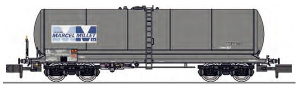REE Modeles NW-245 - ANF MARCEL MILLET Bogies Y 25S, petroleum products transport Era V